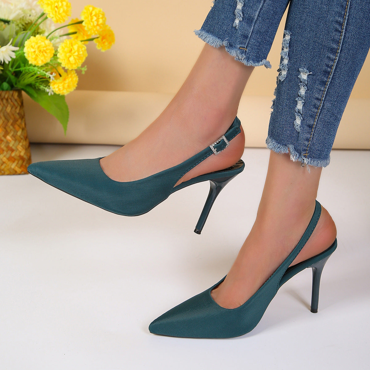 Sandales à Talons Aiguilles Femme