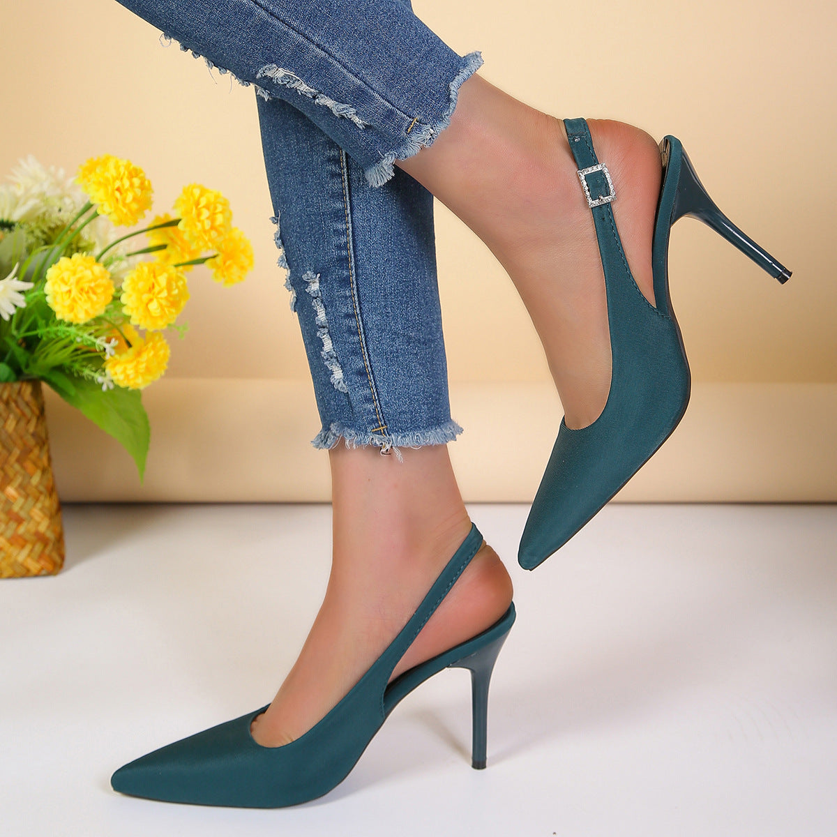 Sandales à Talons Aiguilles Femme