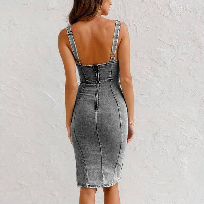 Robe Slim Fendue Élégance
