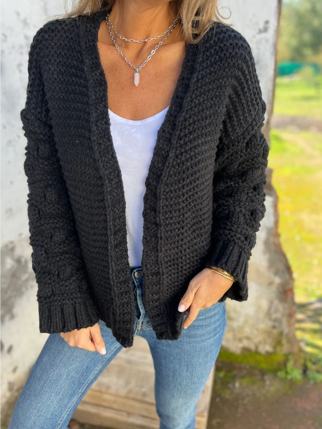 Cardigan en Maille Douce
