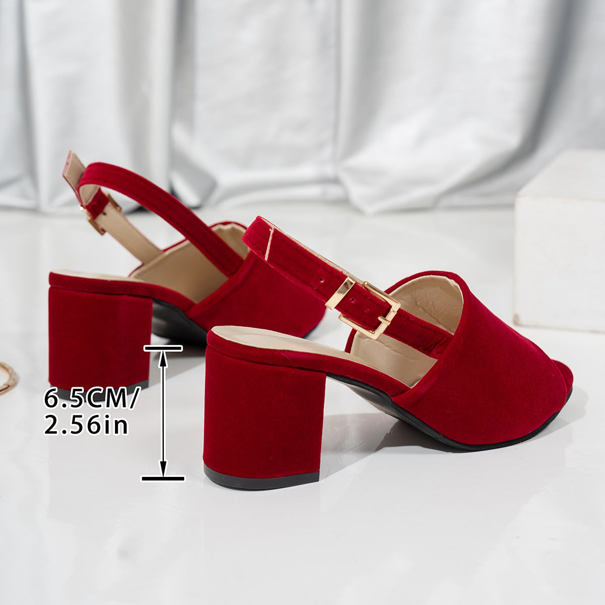 Sandales Talons Cuir Mat