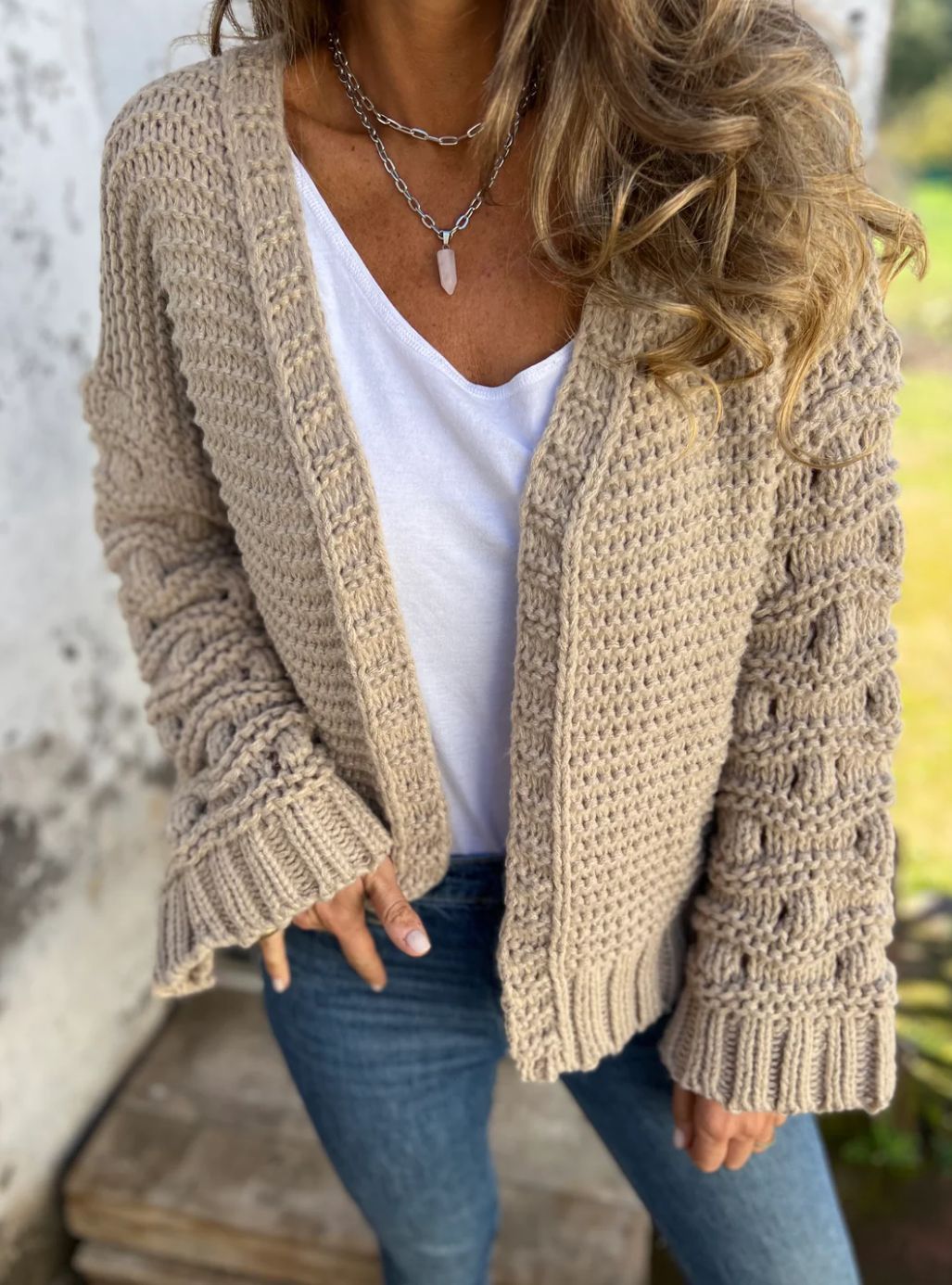 Cardigan en Maille Douce
